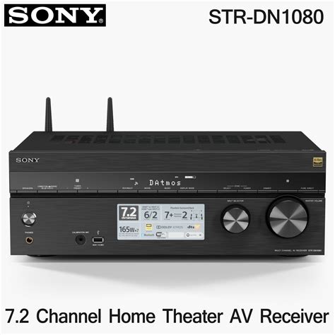 3D model Sony STR-DN1080 network AV receiver VR / AR / low-poly | CGTrader