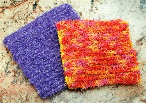 Double-Sided Scrubby Dishcloth | AllFreeCrochet.com