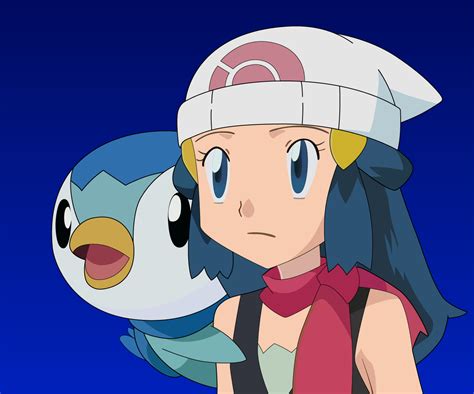 Dawn and Piplup Pokemon by FezVrasta on DeviantArt