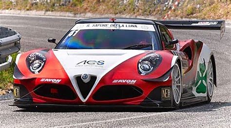 Alfa Romeo 4C da 532 CV partecipa alla European Hill Climb Championship ...