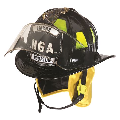 MSA Cairns N6A Houston Leather Fire Helmet | Curtis - Tools for Heroes