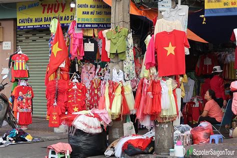 Tan-Binh-Market-clothes-for-kids - Scooter Saigon Tours