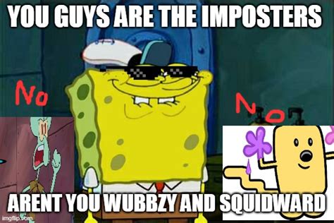 √100以上 imposter among us memes spongebob 175228