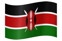 Kenya flag vector - Country flags