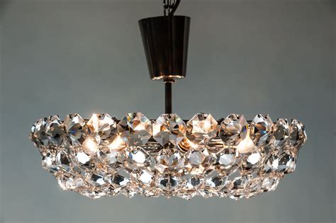 Vintage Crystal Chandelier, 1950s for sale at Pamono