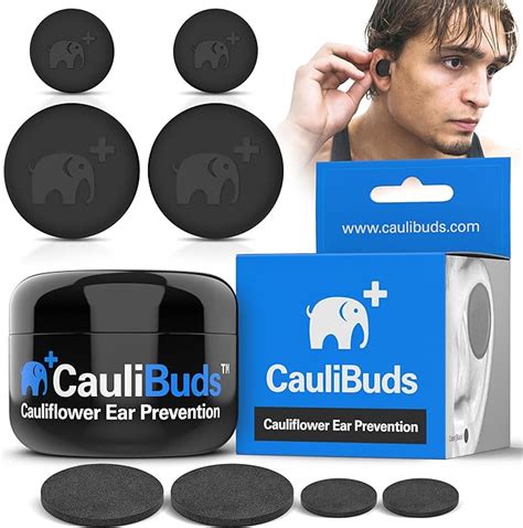 CauliBuds™ Cauliflower Ear Magnets - Premium Silicone Magnet Compression Kit for Cauliflower Ear ...