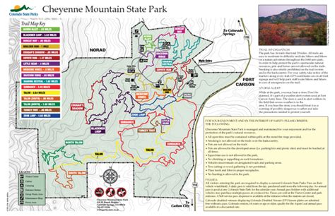 Cheyenne Mountain State Park Map - Cheyenne Mountain Colorado Springs CO • mappery