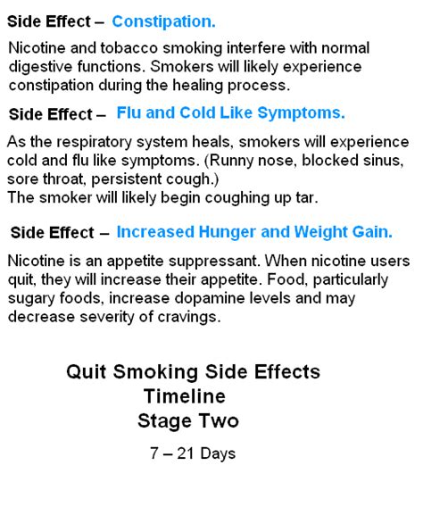 Quit smoking side effects timline ~ Quit smoking | save your life