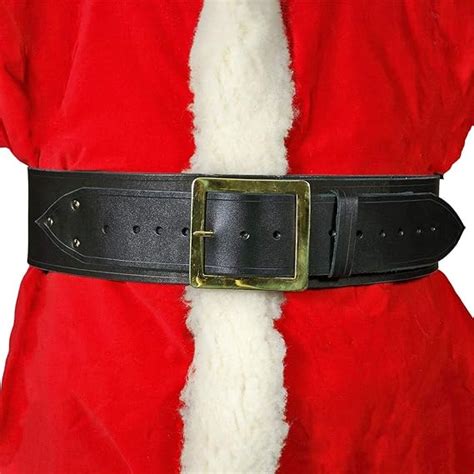 Santa Claus Belt 4 Inch Wide Leather BTS-2610 at Amazon Men’s Clothing store