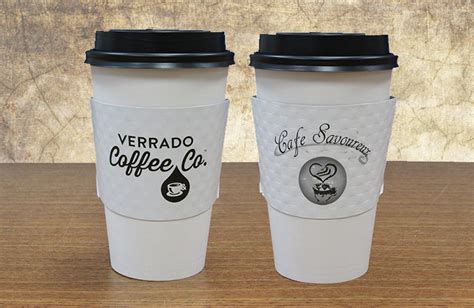 Standard coffee sleeve printing - HotShot Coffee Sleeves - Custom Printed Cup Sleeves