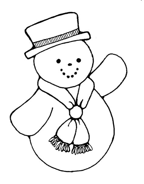 Black And White Snowman Clip | Clipart Panda - Free Clipart Images