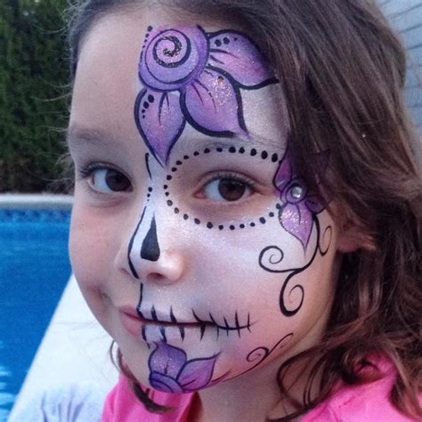 Half Sugar Skull Halloween Makeup Diy, Halloween Makeup Inspiration ...