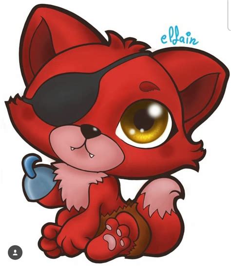 Chibi pirate Foxy, elfain Art | Fnaf foxy, Fnaf drawings, Fnaf funny