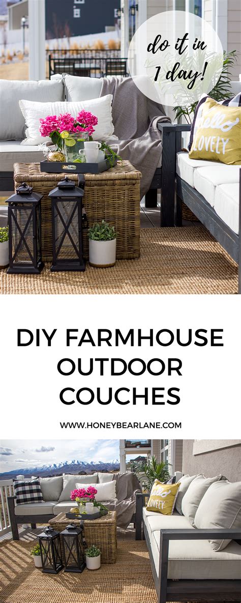 DIY Outdoor Furniture - HoneyBear Lane