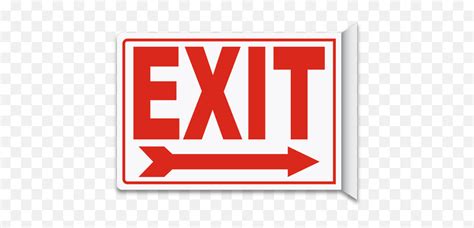 Exit Sign Clipart - Exit Emoji,Exit Sign Emoji - free transparent emoji - emojipng.com