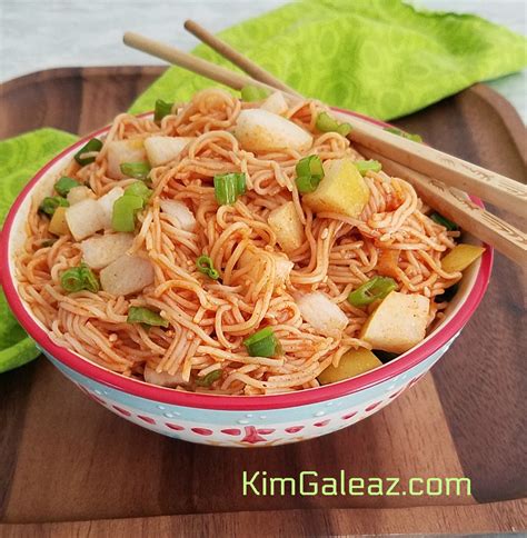 RECIPE: Korean Spicy Noodle Salad with Asian Pear | Fox 59