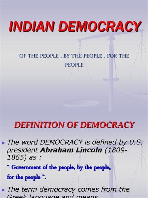 Indian Democracy | PDF | Democracy | Political Ideologies