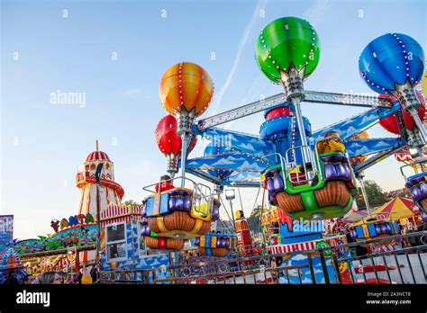 Rides at Goose Fair October 2019, Nottingham Nottinghamshire England UK ...