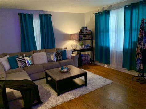 Teal living room color scheme | Teal living rooms, Teal living room ...