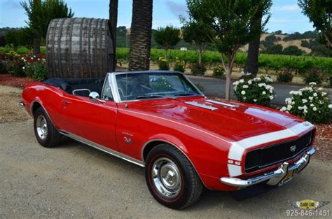 1967 Chevrolet Camaro RS/SS Convertible 396c.i. - CLASSIC CARS LTD, Pleasanton California