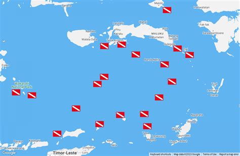 Banda Sea - Map Detail