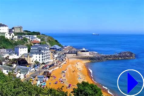 Ventnor Beach and Seafront | Live Webcam View | Isle of Wight | UK