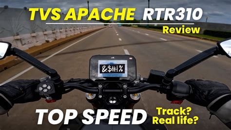 TVS Apache RTR 310 Top Speed Test: Is It Really That Fast?