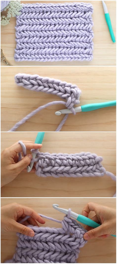 Herringbone Single Crochet Stitch Tutorial – Design Peak