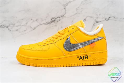 Off-White x Nike Air Force 1 University Gold