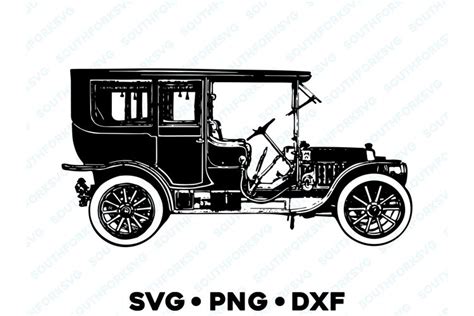 Vintage Classic Antique Car Design Files SVG PNG (3256887)