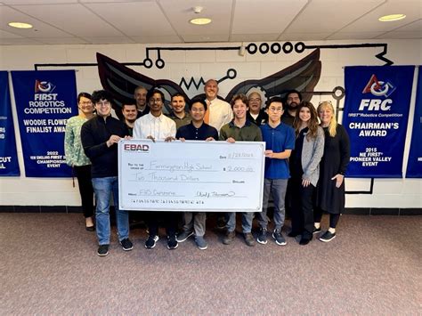 FHS Capstone Program Receives Donation from Ensign-Bickford – Farmington Public Schools