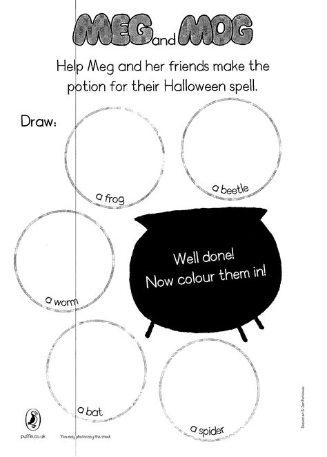 Meg and Mog Halloween Spell - Scholastic Kids' Club