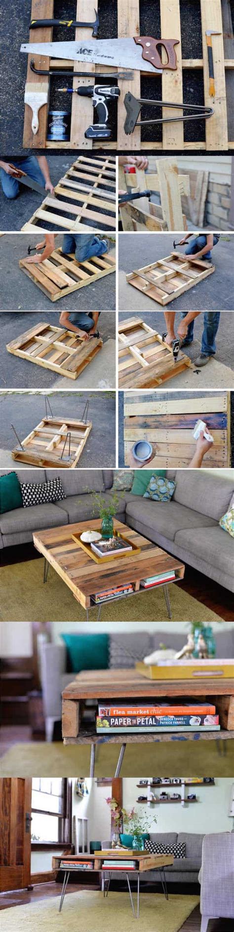 Diy: Easy, Versatile Pallet Coffee Table • 1001 Pallets