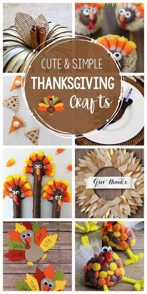 Fun & Simple Thanksgiving Crafts to Make This Year - Crazy Little Projects