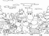 5 X Moomin Bundle 3 Digital Colouring Pages Original  Etsy sketch template