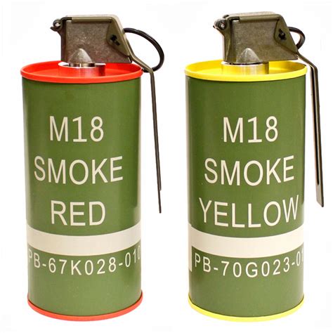 G&G Replica M18 Smoke Grenades Airsoft BB Containers | AirsoftNMore.com