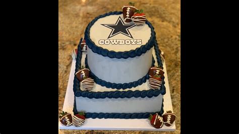 Dallas Cowboy Star Cake