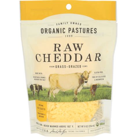 Raw Farm Shredded Raw Cheddar Cheese (8 oz) - Instacart