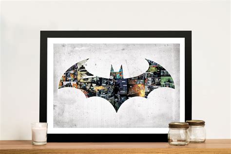 Batman Comic Strip Pop Art on Canvas | Great Gifts for Guys Canberra AU