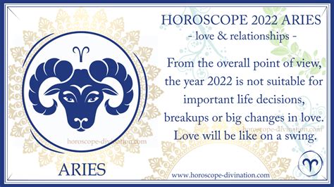 Aries: Love Horoscope 2022 - Prediction in Relationships & Love