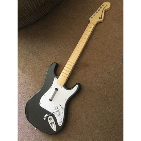 Rock Band Guitar Hero Fender Stratocaster Wireless Guitar WII - No ...