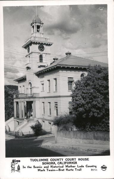 Tuolmne County Court House Sonora, CA Postcard