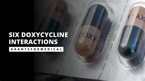 Six Doxycycline Interactions that Affect Treatment