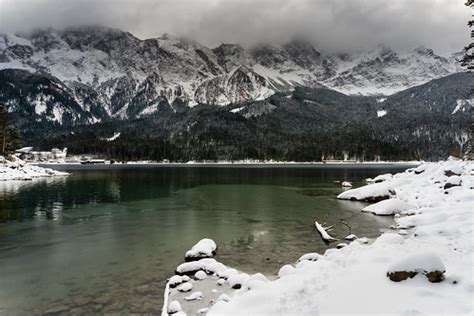 Eibsee Germany | Eibsee in winter with partially concealed m… | Flickr