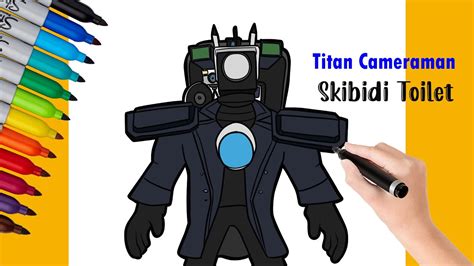 How to Draw Titan Cameraman From Skibidi Toilet: Step-by-Step Tutorial - YouTube