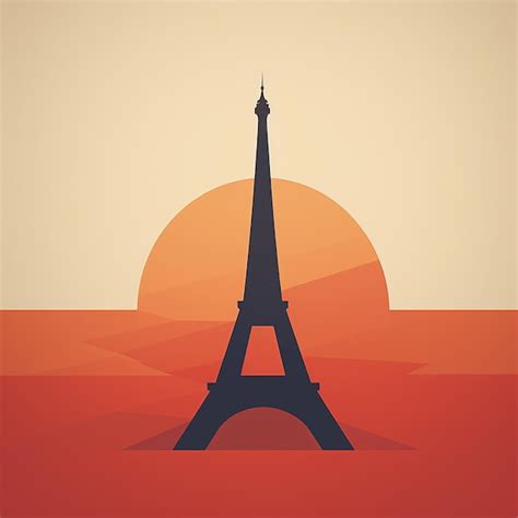 Premium Photo | Eiffel Tower at sunrise