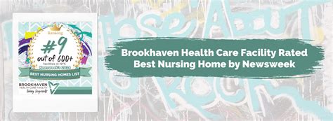 Brookhaven Health Care Facility Rated Best Nursing Home by Newsweek – Living Legends