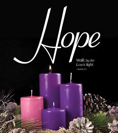 Hope Advent Candle Sunday 1 Bulletin, Large (Pkg of 50) | Cokesbury