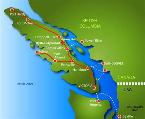 Vancouver Island Facts and map | Birds of a Feather B&B