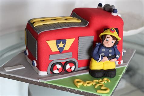 Fireman Sam Birthday Cake | Fireman sam birthday cake, Fireman sam cake ...